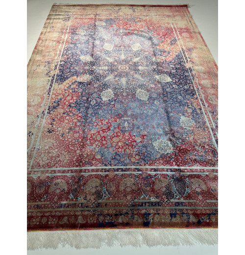 Ковер BUKHARA 5421 MAVY, шелковый BLUE BEIGE, шелк 