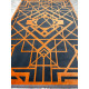 Ковер ELEGANT VIP 2809 COAL GRAY/ORANGE 