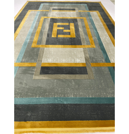 Ковер TEHRAN 2795 COAL GRAY/GOLDEN 