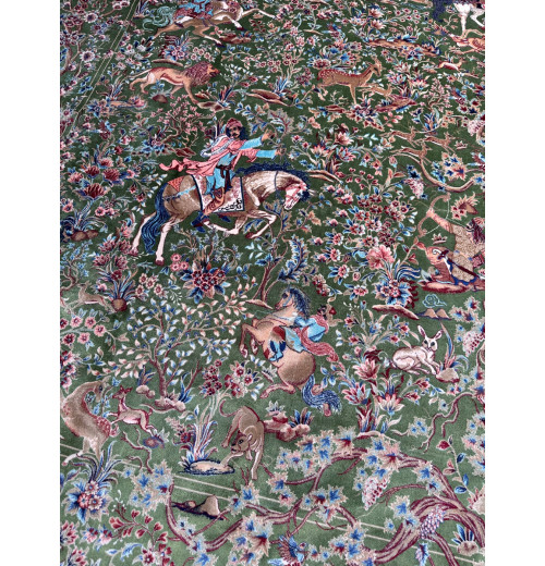 Ковер BUKHARA 5570 GREEN GREEN, шелк 