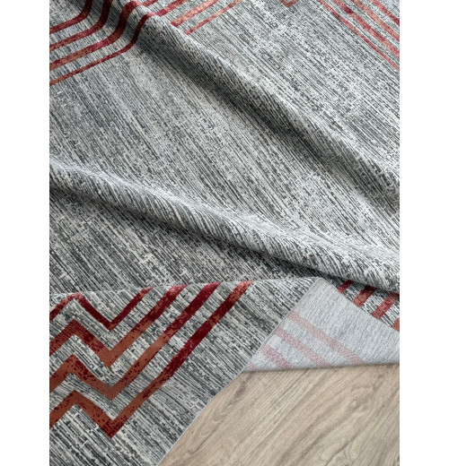 Ковер PANAMA 7764 GRAY / BORDO 