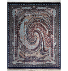 Ковер BUKHARA 5543 DARK BLUE, шелковый  DARK BLUE, шелк