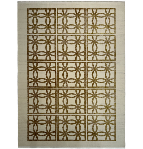Ковер MONACO PREMIUM 1159 YELLOW CREAM SILVER GRAY 