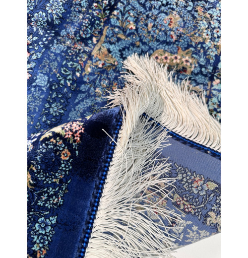 Ковер BUKHARA 5423 DARK BLUE, шелковый MAVY BLUE, шелк 