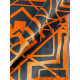 Ковер ELEGANT VIP 2809 COAL GRAY/ORANGE 