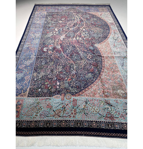 Ковер BUKHARA 5819 DARK BLUE MAVY BLUE, шелк 