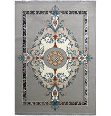 Ковер ASHRAFI LUX 1502 SILVER/BLUE