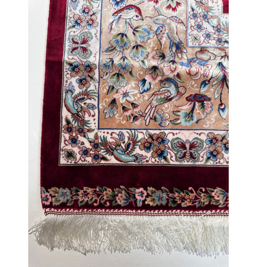Ковер BUKHARA 5675 BURGANDY RED GOLDEN, шелк 