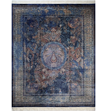 Ковер BUKHARA 5423 DARK BLUE, шелковый MAVY BLUE, шелк