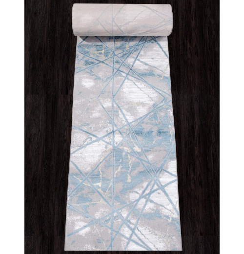 Ковер AJMAL LP 315 GREY / BLUE Дорожка 