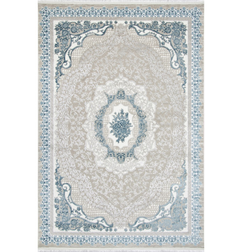 Ковер ALFANI Q010A BLUE FDY / CREAM SHRINK Прямоугольник 