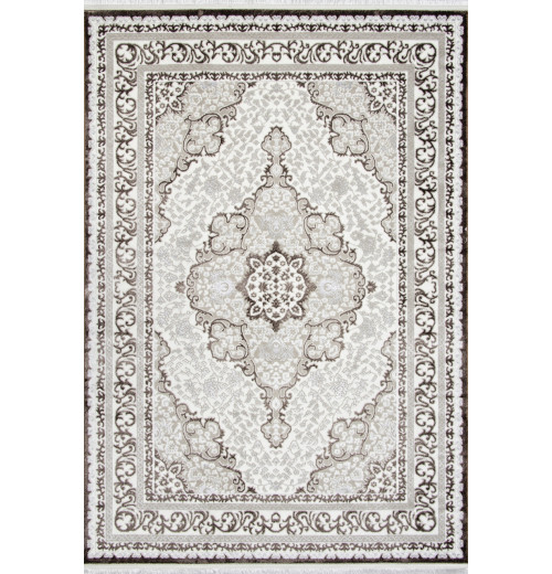 Ковер ALFANI Q011A BROWN FDY/CREAM SHRINK Прямоугольник 