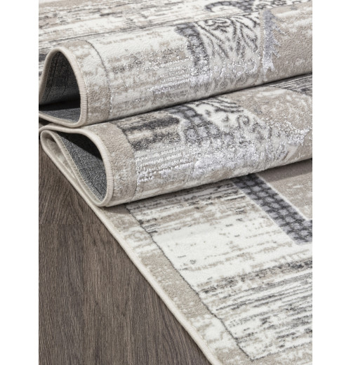 Ковер ALFANI Q018A GREY FDY / CREAM SHRINK Прямоугольник 