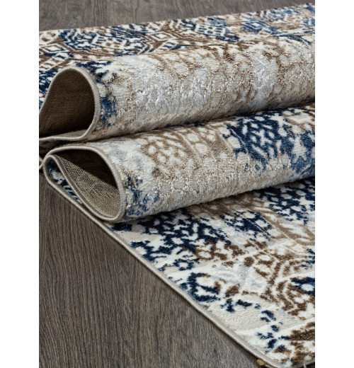 Ковер ANTEP O1699 630 CREAM / BLUE Прямоугольник 