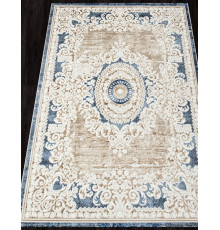Ковер ANTEP O1701 630 CREAM / BLUE Прямоугольник