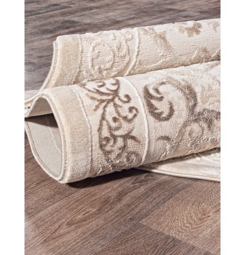 Ковер ARMINA 03701A BROWN / BROWN Овал 
