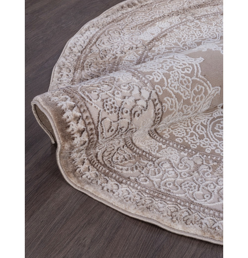 Ковер ARMINA 03704A BROWN / BROWN Круг 