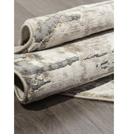 Ковер ARMINA 03802A GREY / BROWN Круг 