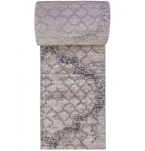 ARMINA 03806A GREY/ BROWN Дорожка 