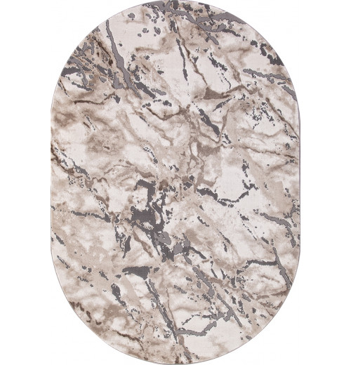 Ковер ARMINA 03819A GREY / BROWN Овал 