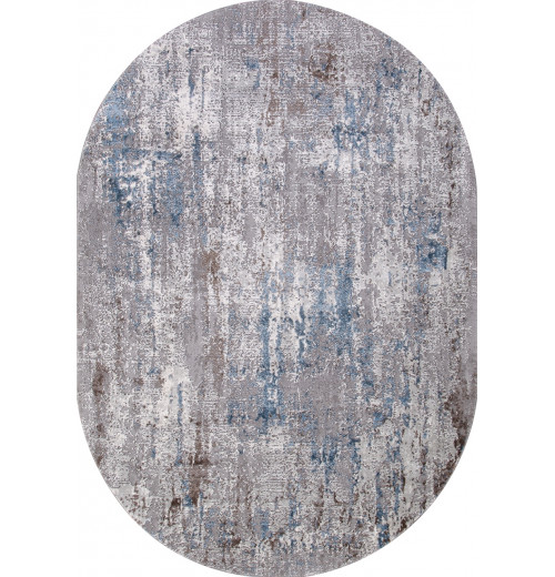 Ковер ARMINA 03856A BLUE / BLUE Овал 