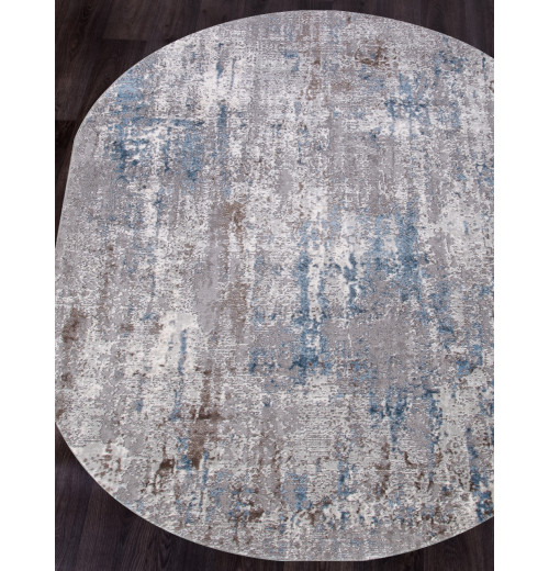 Ковер ARMINA 03856A BLUE / BLUE Овал 