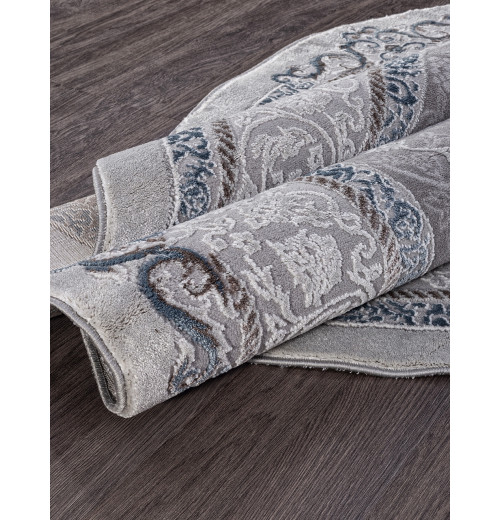 Ковер ARMINA 03874A BLUE / BLUE Круг 