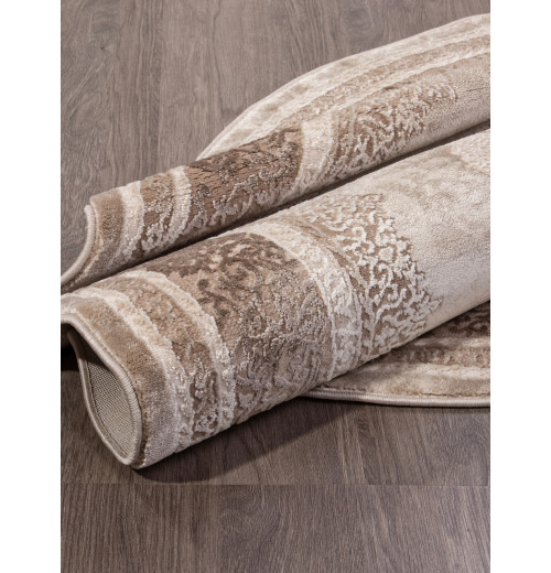 Ковер ARMINA 04037A BROWN / BROWN Круг 