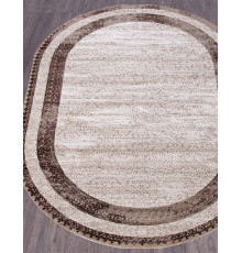 Ковер ARMINA 04041B DARK BROWN Овал