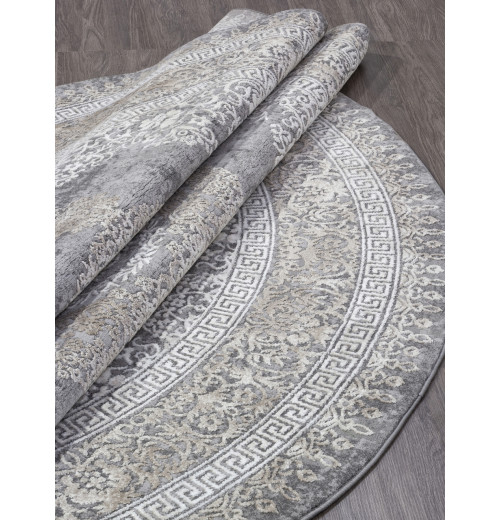 Ковер ARMINA 04073C GREY / BROWN Круг 