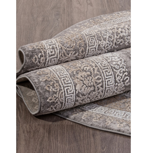 Ковер ARMINA 04073C GREY / BROWN Овал 