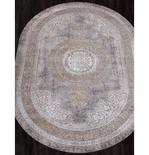 Ковер ARMINA 04073C GREY / BROWN Овал 