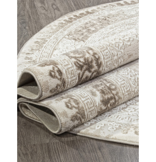 Ковер ARMINA 04087A BROWN / BROWN Овал 
