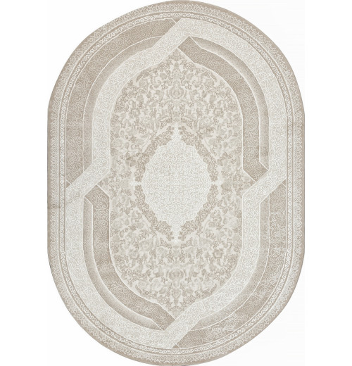 Ковер ARMINA 04088A BROWN / BROWN Овал 