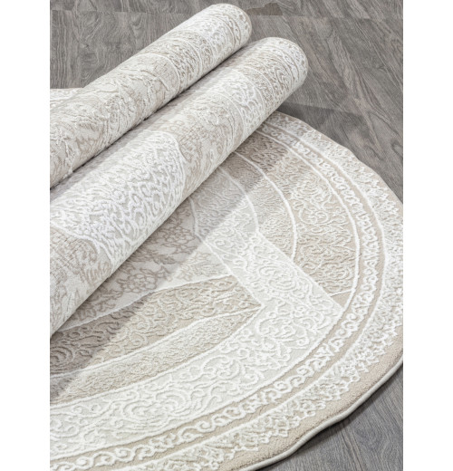Ковер ARMINA 04088A BROWN / BROWN Овал 