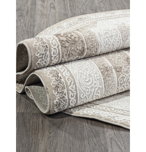Ковер ARMINA 04089A BROWN / BROWN Овал 