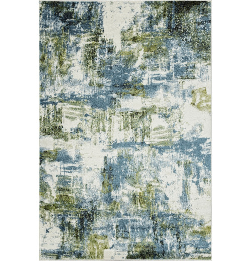 Ковер BRIGHT L016 CREAM-BLUE Прямоугольник 