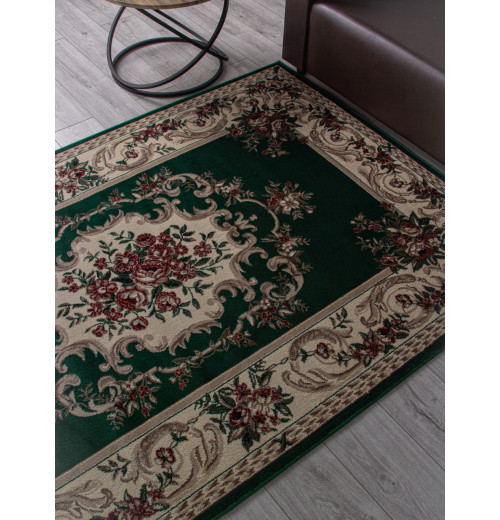Ковер COLIZEY d057 GREEN Прямоугольник 