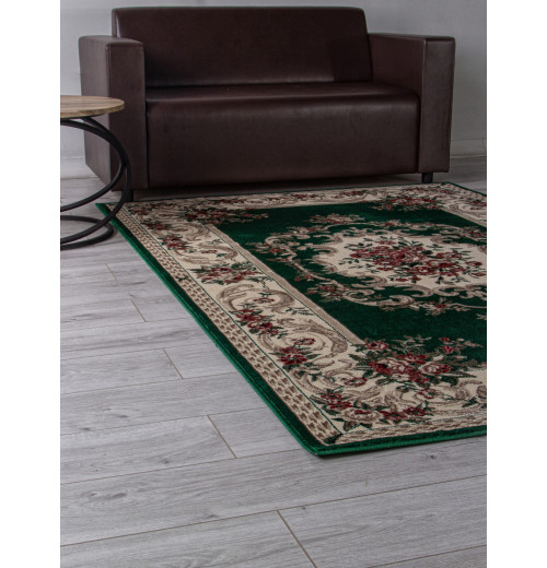 Ковер COLIZEY d057 GREEN Прямоугольник 