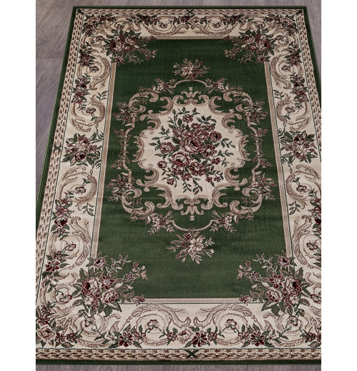 Ковер COLIZEY d057 GREEN Прямоугольник 
