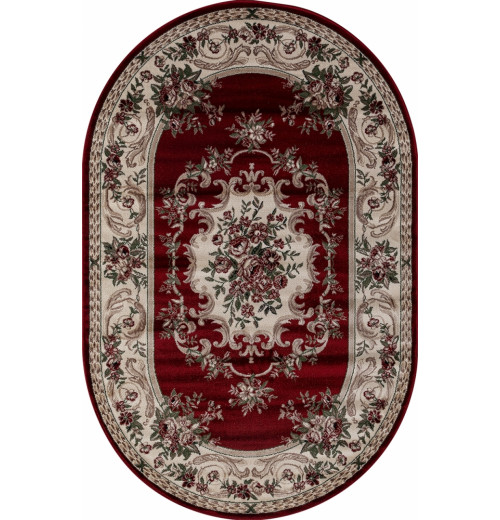 Ковер COLIZEY d057 RED Овал 