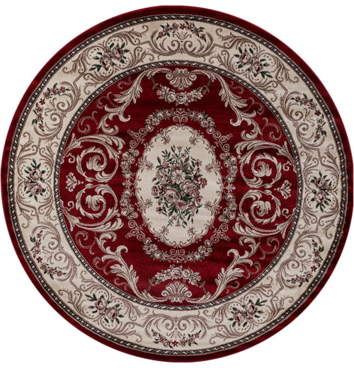 Ковер COLIZEY d066 RED Круг 