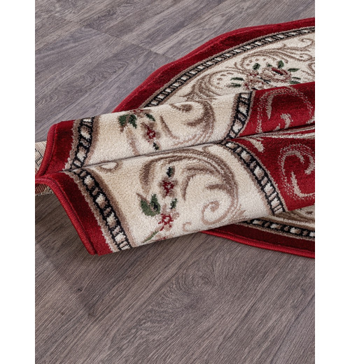 Ковер COLIZEY d066 RED Круг 