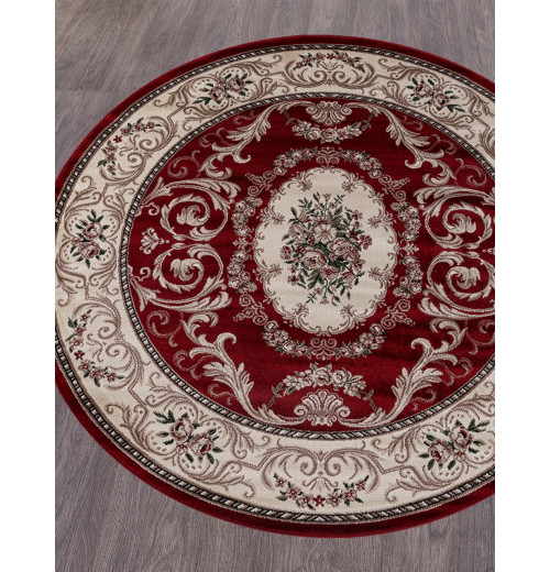 Ковер COLIZEY d066 RED Круг 