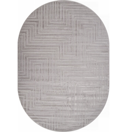 Ковер DIOS F412 GRAY Овал 