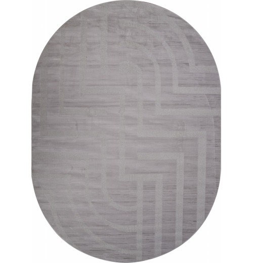Ковер DIOS F439 GRAY Овал 