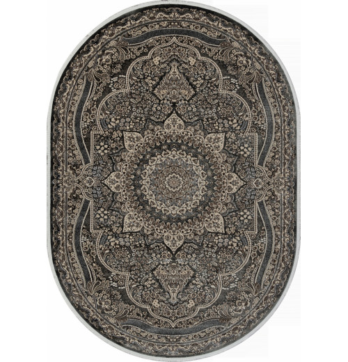 Ковер DOLCE d415 DARK GRAY Овал 