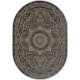 Ковер DOLCE d415 DARK GRAY Овал 