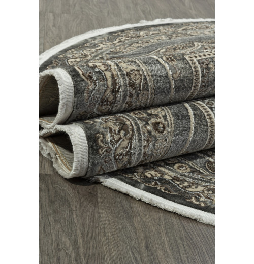 Ковер DOLCE d415 DARK GRAY Овал 