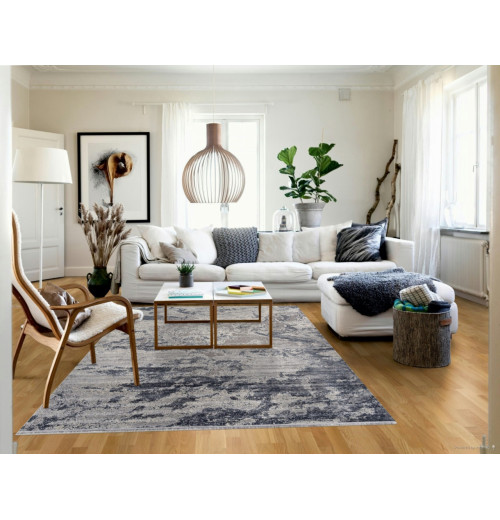 Ковер DUBAI 00267 GREY / BLUE Прямоугольник 